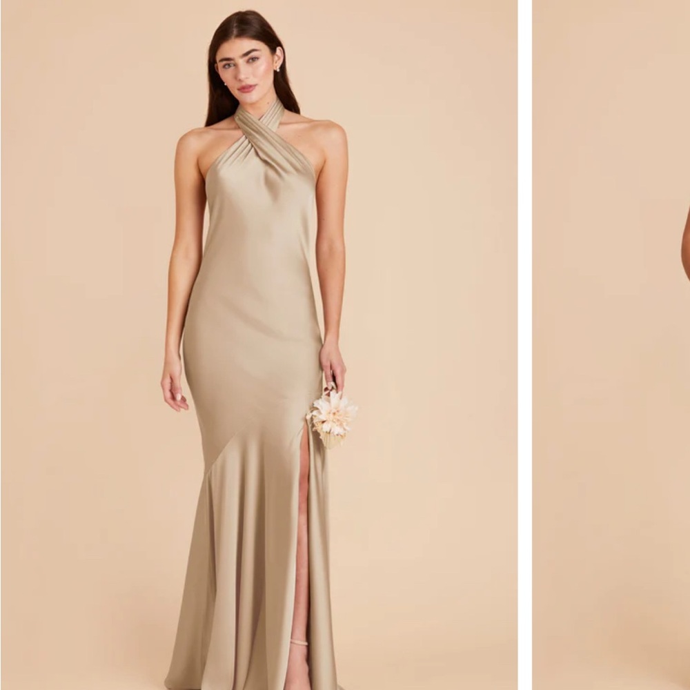 Birdy Grey Neutral Champagne Stephanie Bridesmaid Dress